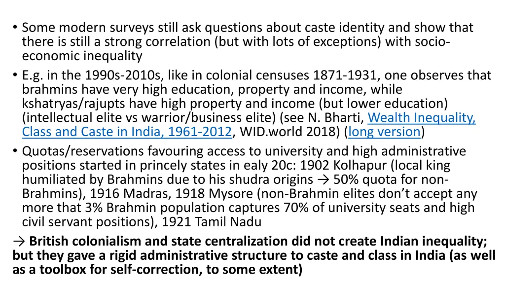 some modern surveys still ask questions about