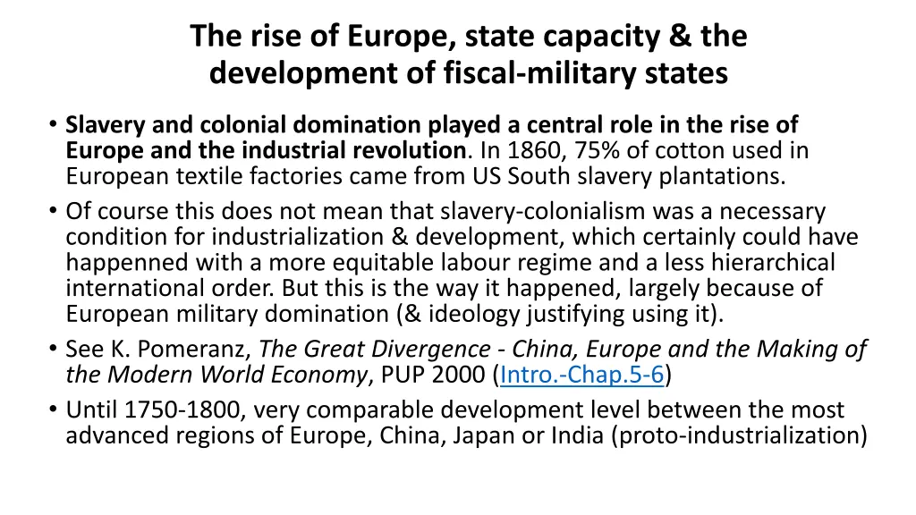 the rise of europe state capacity the development