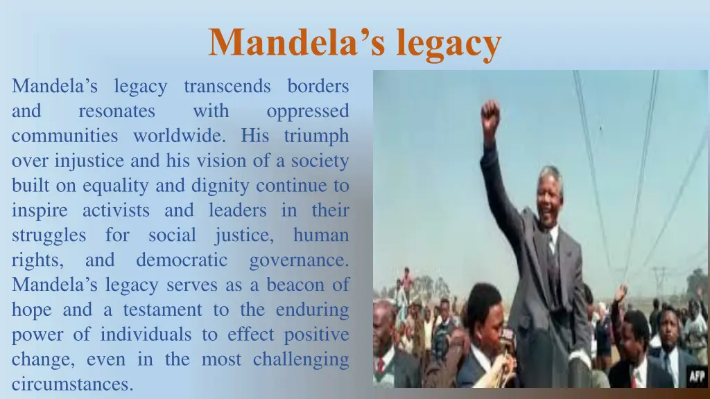 mandela s legacy