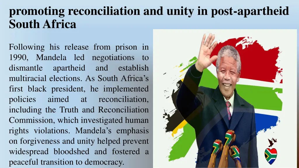 promoting reconciliation and unity in post