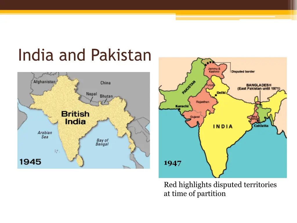 india and pakistan