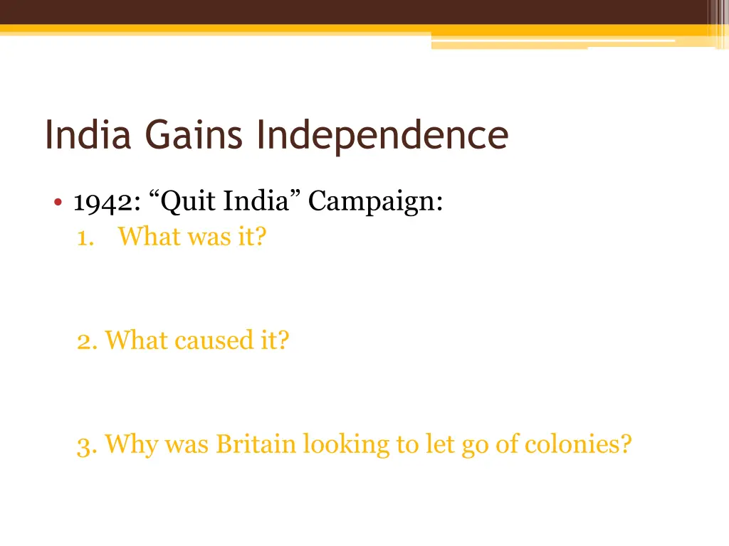 india gains independence