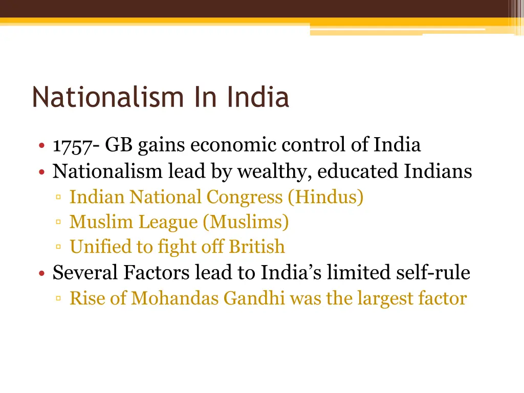 nationalism in india