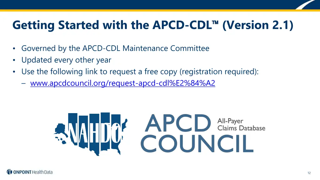 getting started with the apcd cdl version 2 1