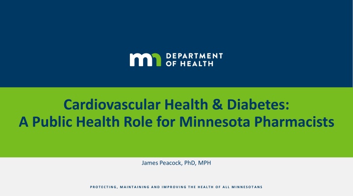 cardiovascular health diabetes a public health