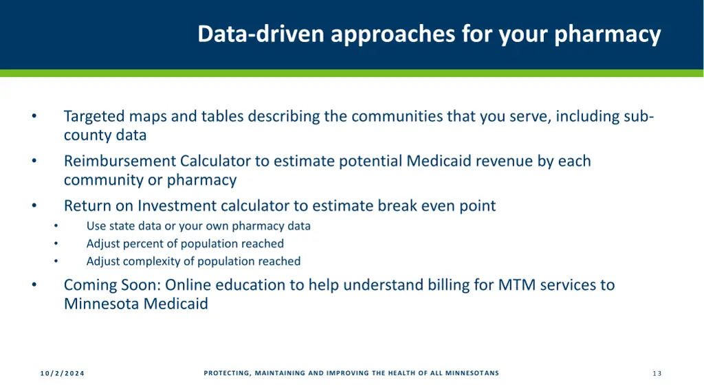 data driven approaches for your pharmacy