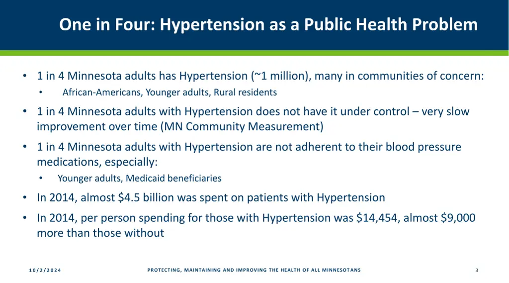 one in four hypertension as a public health