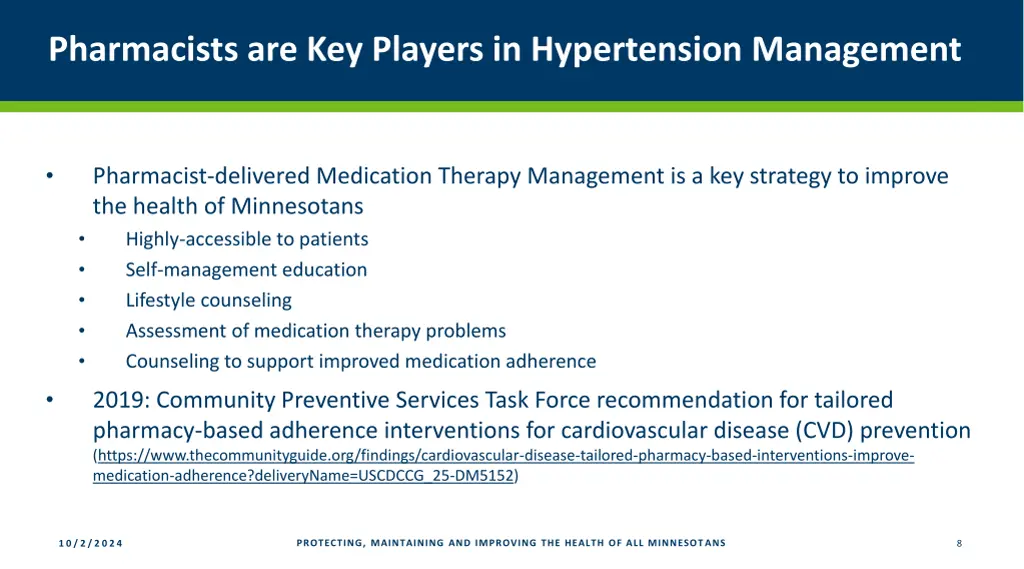 pharmacists are key players in hypertension