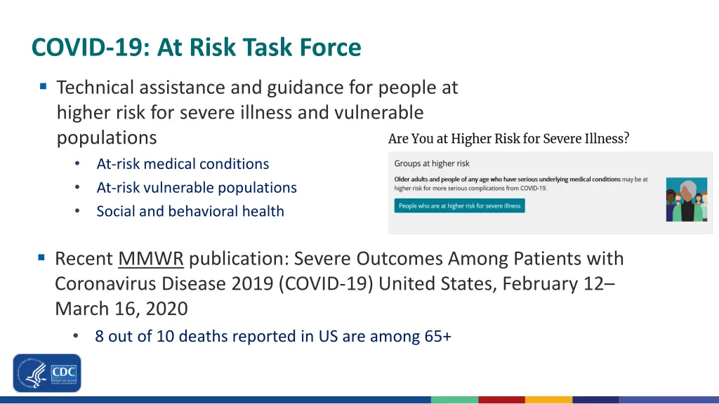 covid 19 at risk task force