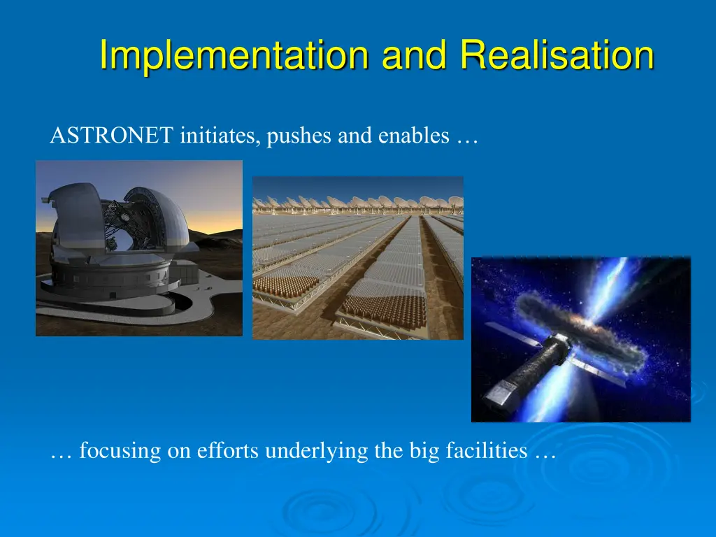 implementation and realisation