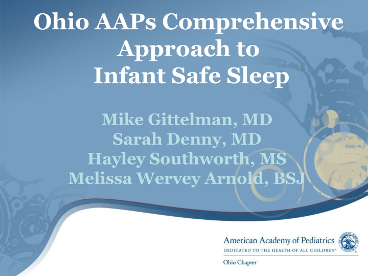 ohio aaps comprehensive approach to infant safe