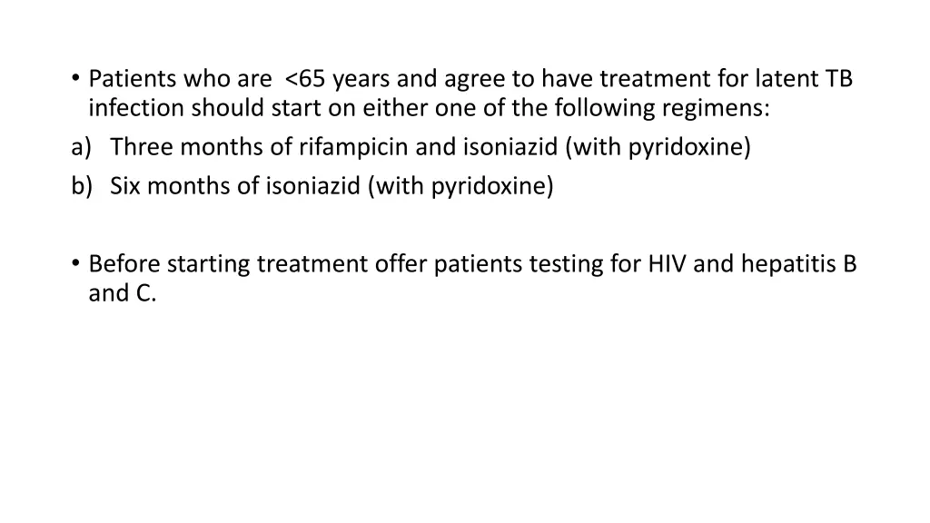 patients who are 65 years and agree to have