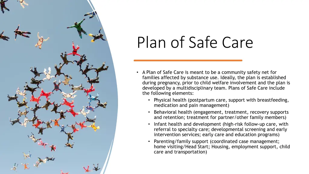 plan of safe care