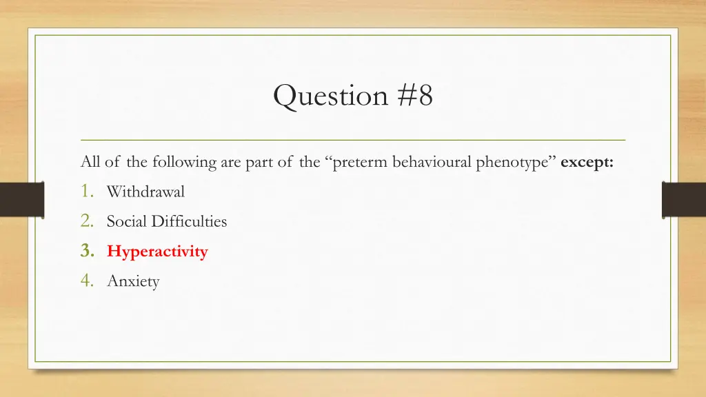 question 8 1