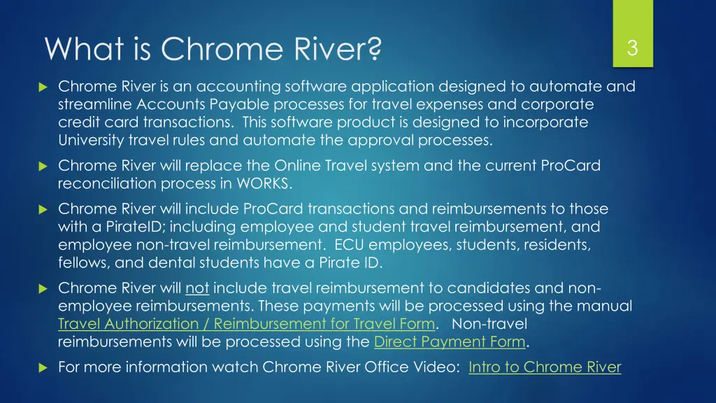 what is chrome river