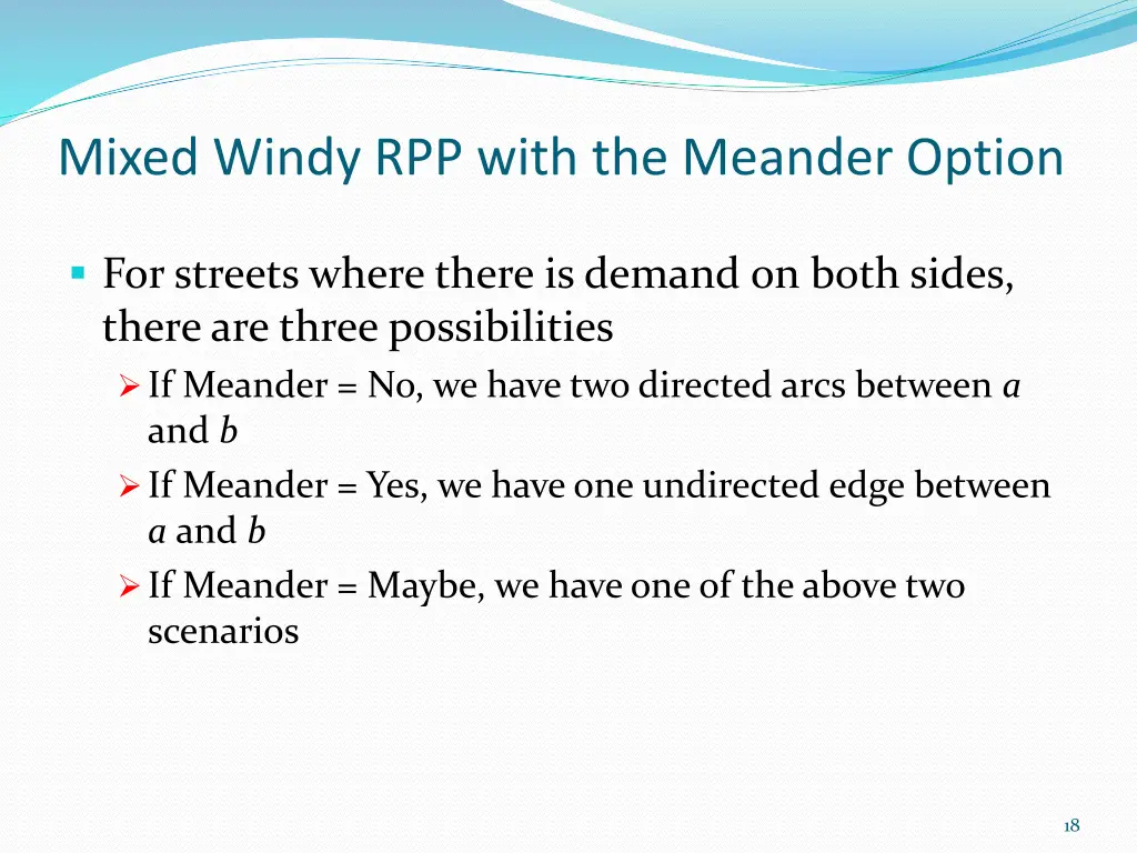 mixed windy rpp with the meander option 1