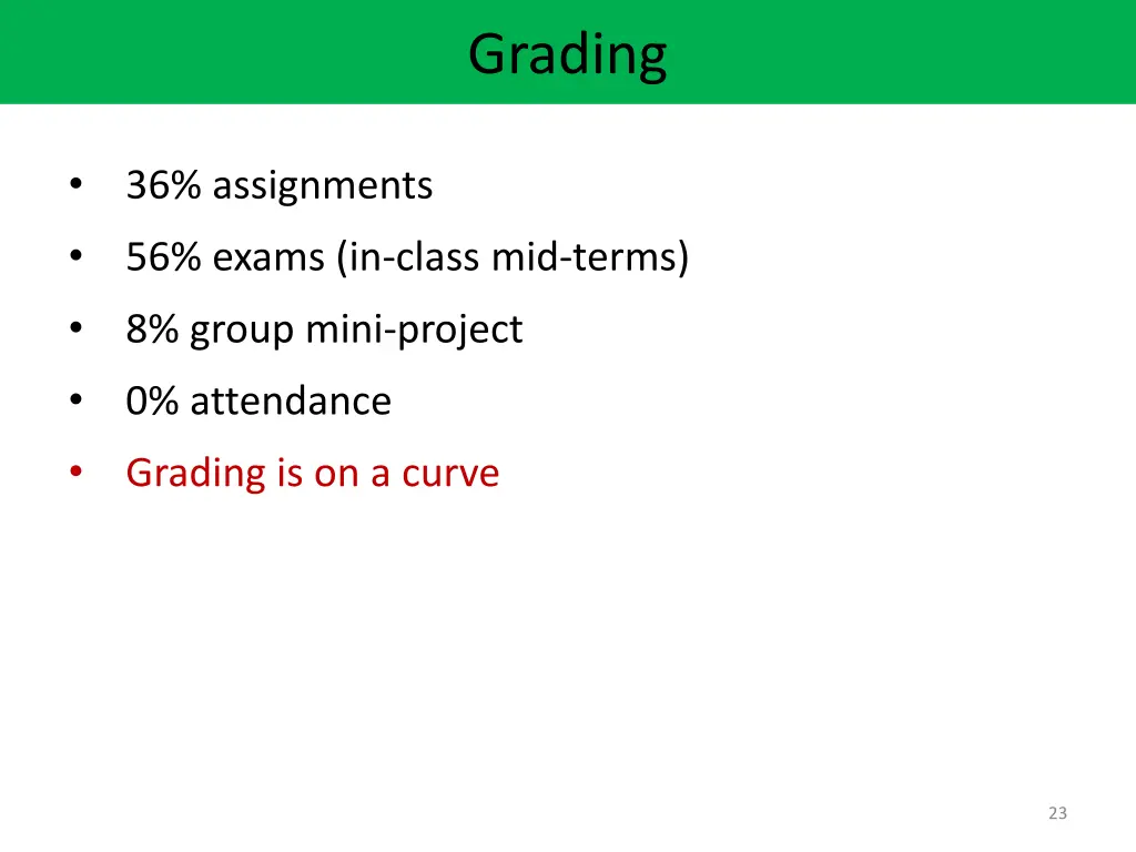 grading