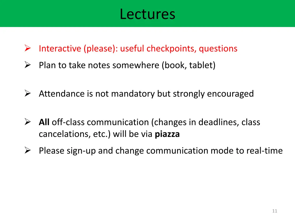 lectures 1