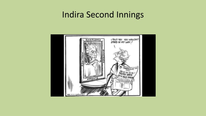 indira second innings