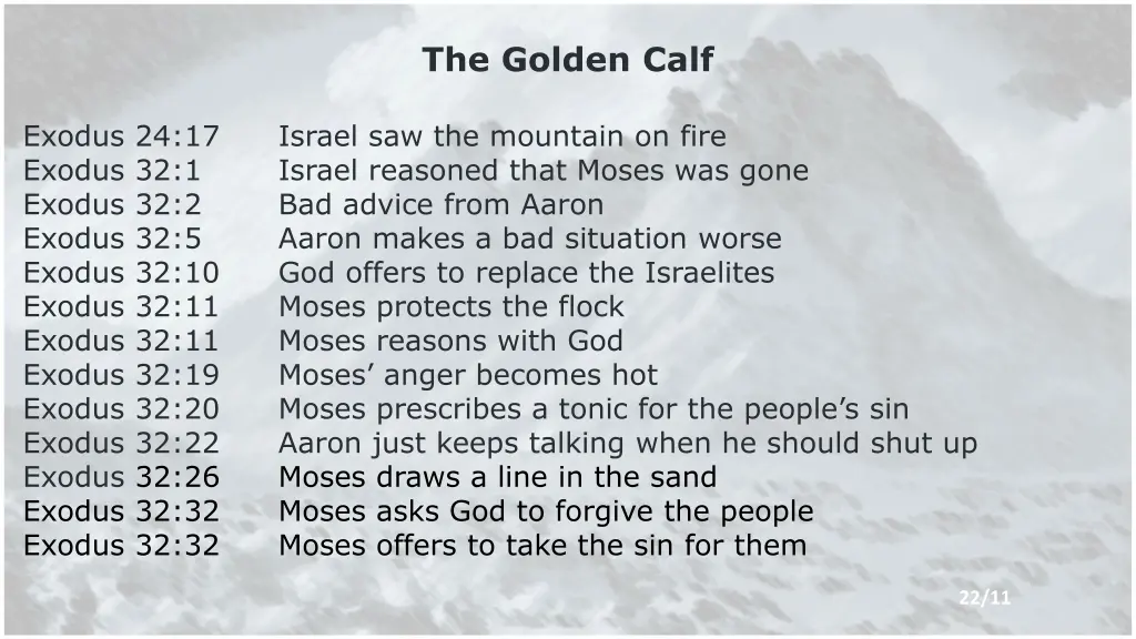 the golden calf 1