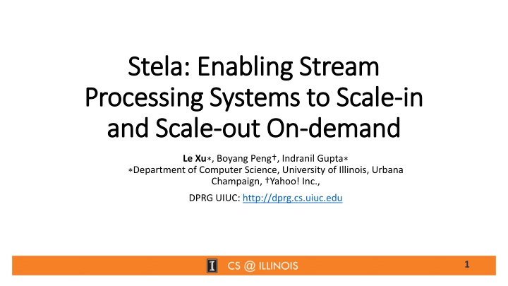 stela stela enabling stream enabling stream