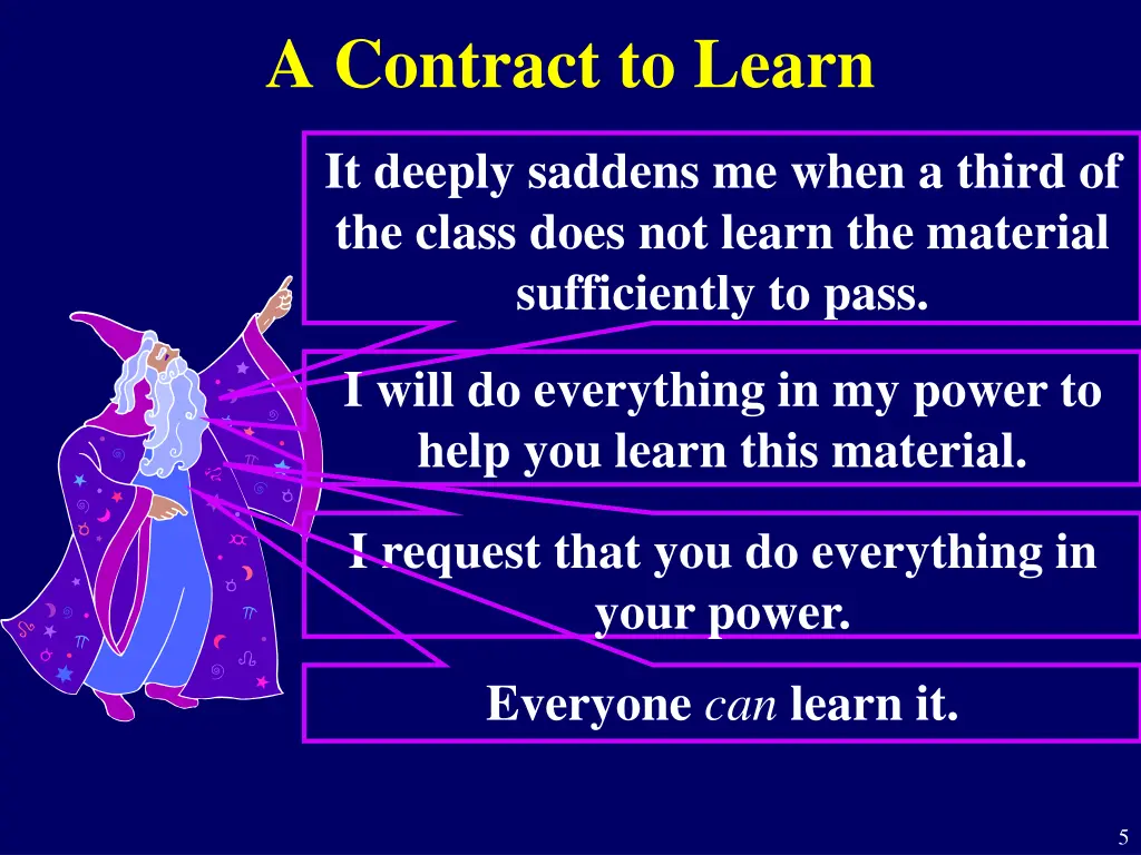 a contract to learn