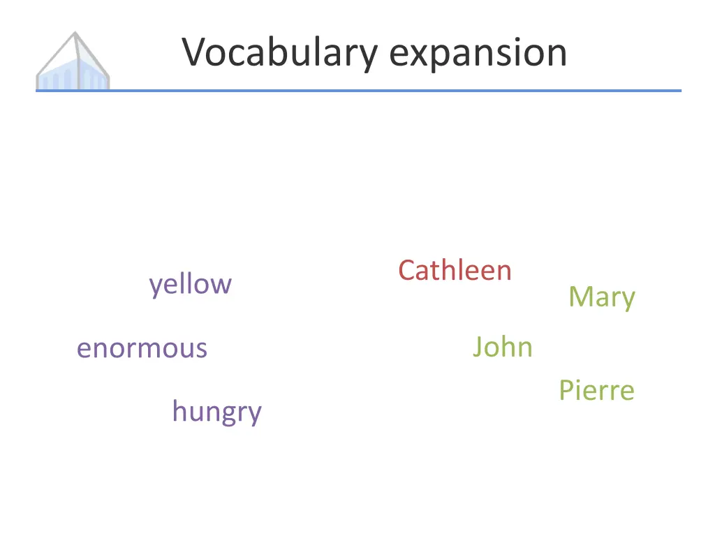 vocabulary expansion 1