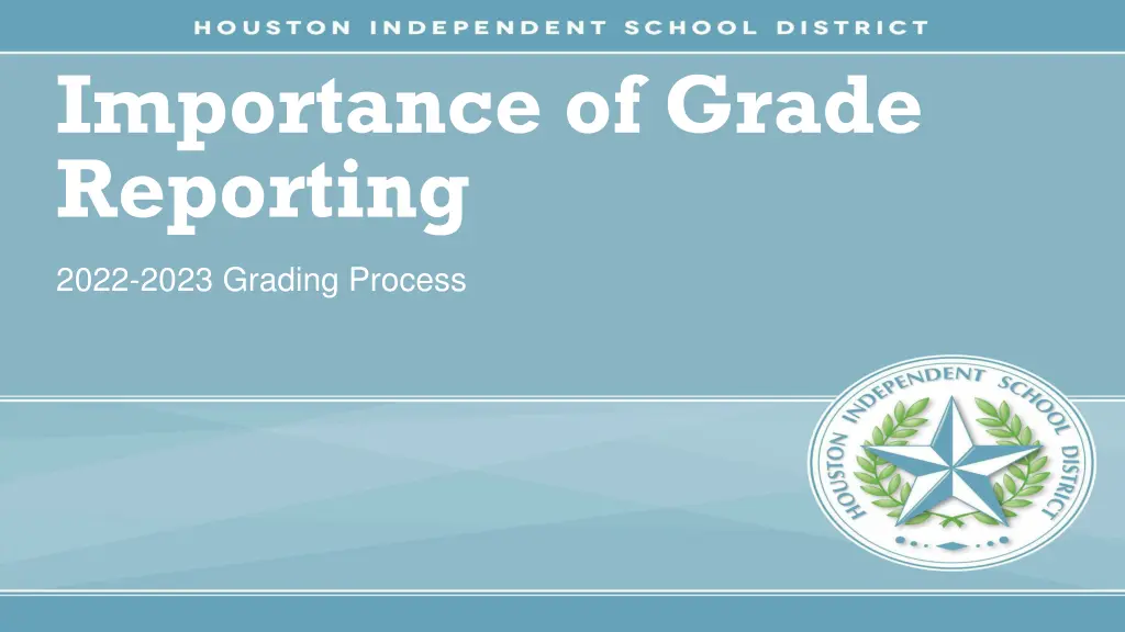 importance of grade reporting