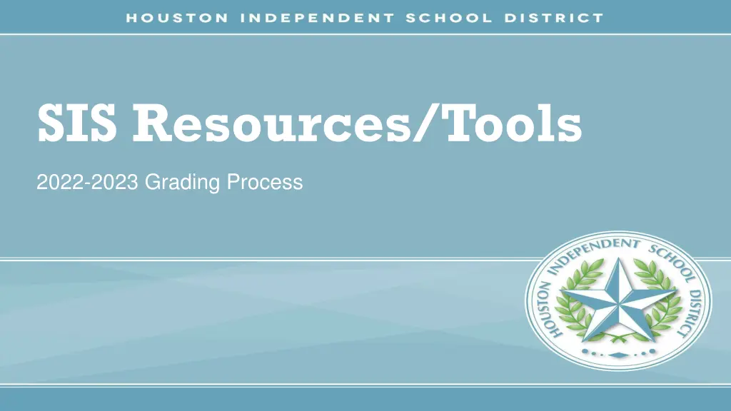 sis resources tools