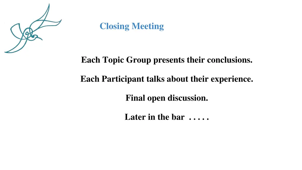 closing meeting