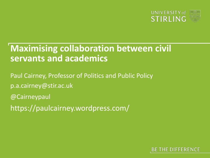 maximising collaboration between civil servants