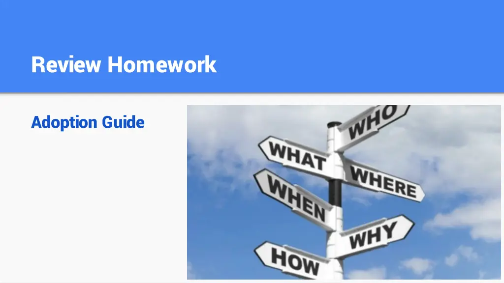 review homework