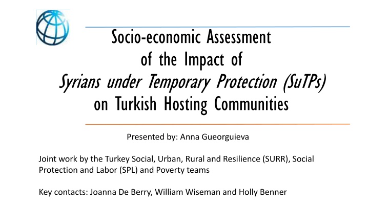 socio economic assessment of the impact