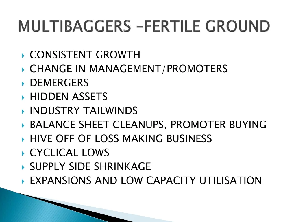 consistent growth change in management promoters