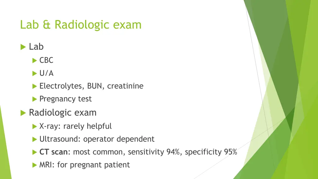 lab radiologic exam