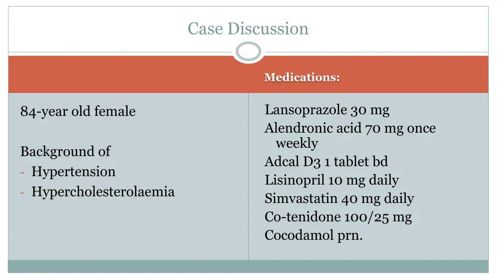 case discussion