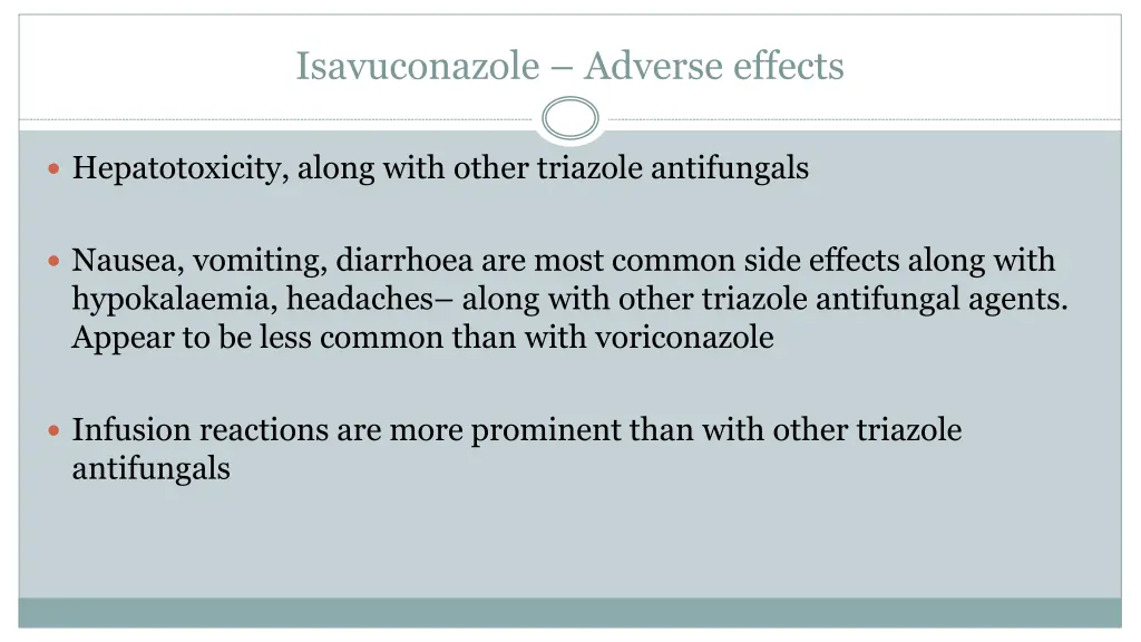 isavuconazole adverse effects