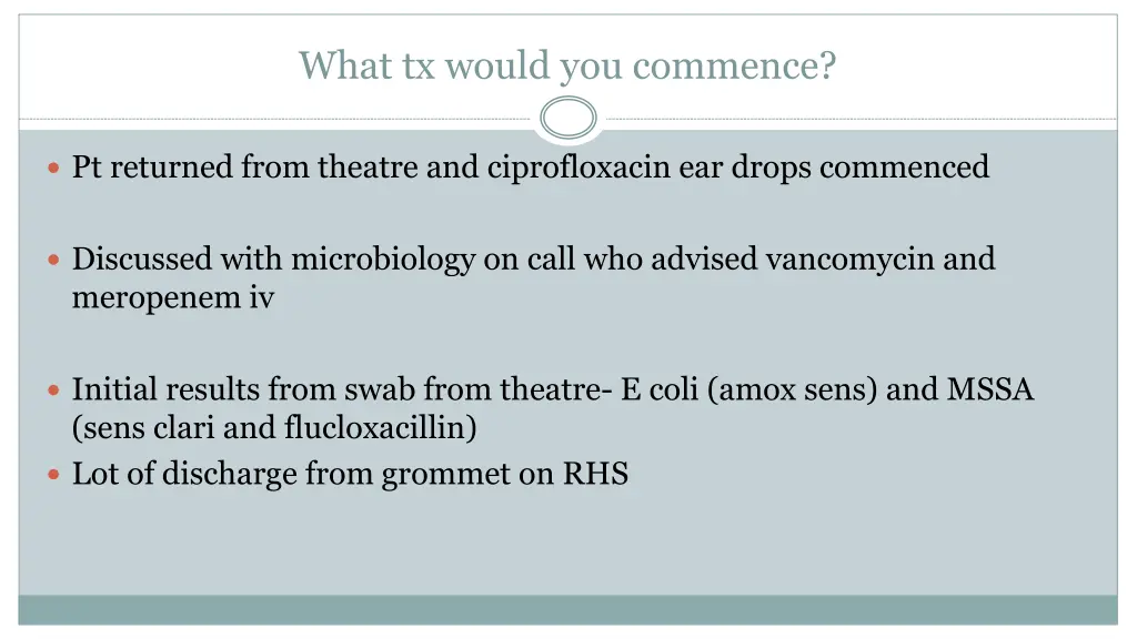 what tx would you commence 3