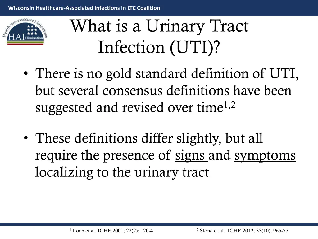 wisconsin healthcare associated infections 2