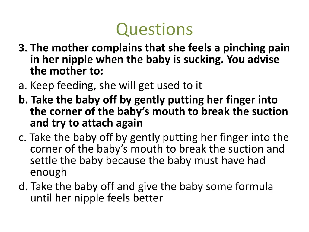 questions 5