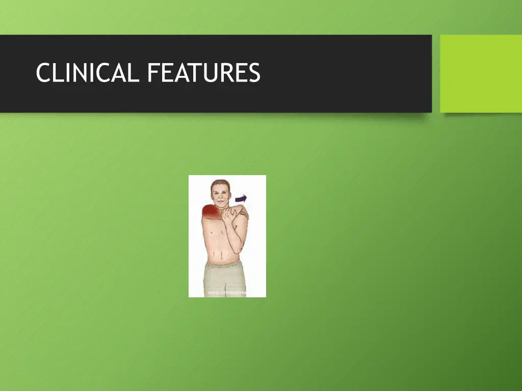 clinical features