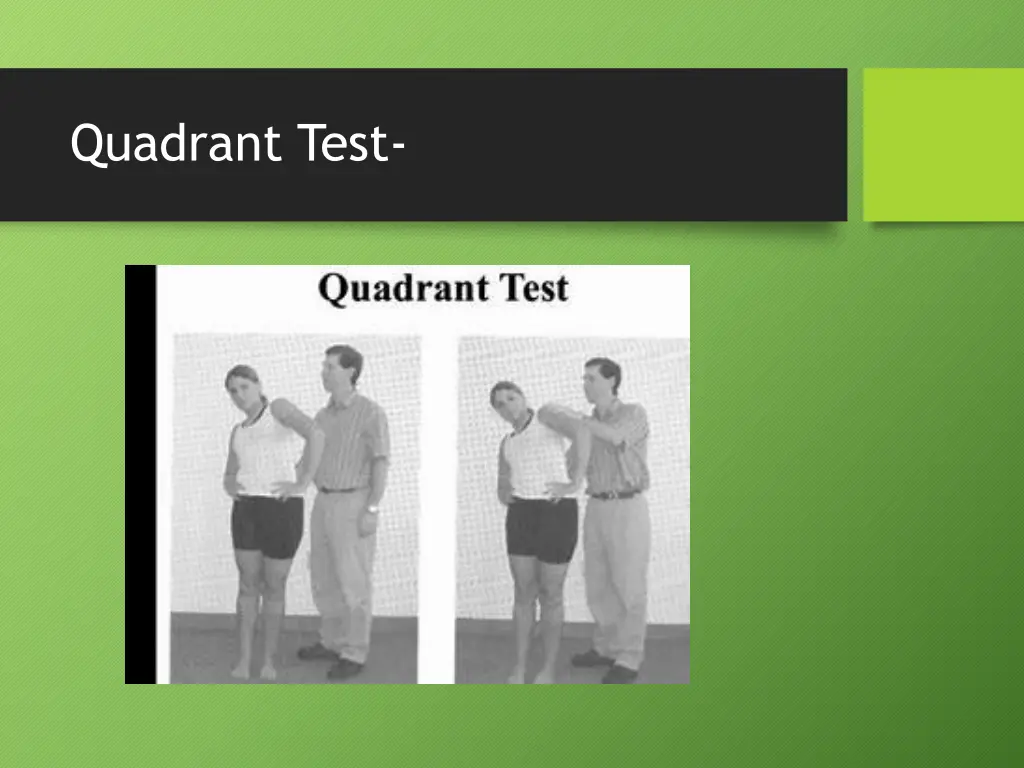 quadrant test