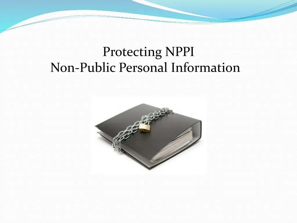 protecting nppi