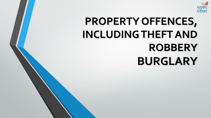 property offences including theft and