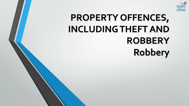 property offences including theft and