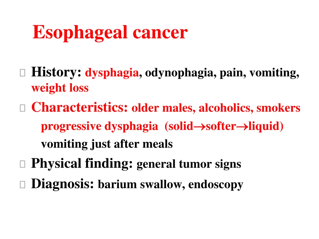 esophageal cancer