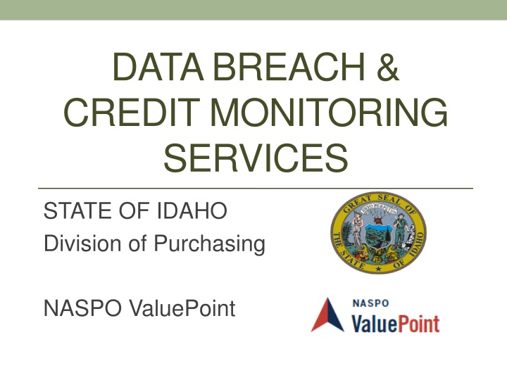 data breach credit monitoring services