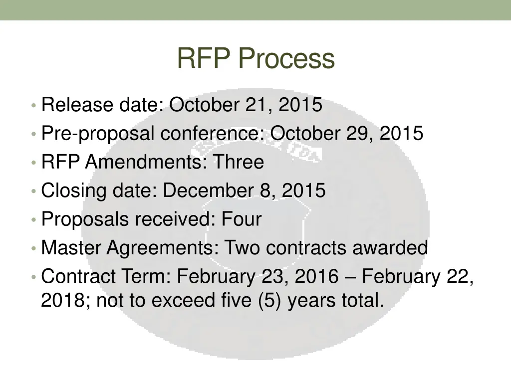 rfp process