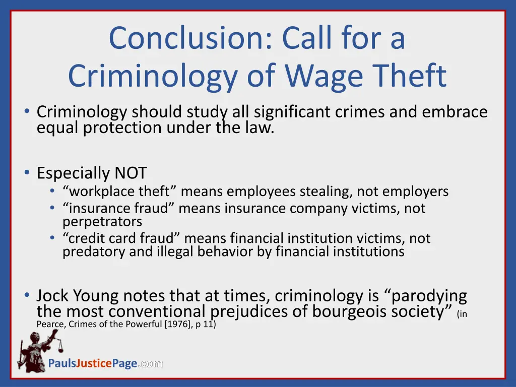 conclusion call for a criminology of wage theft 1