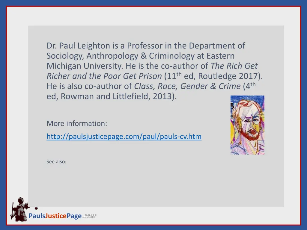 dr paul leighton is a professor in the department